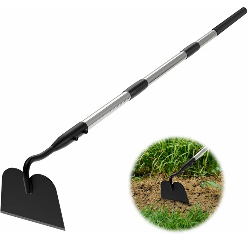 Adjustable Long-Handle Garden Hoe