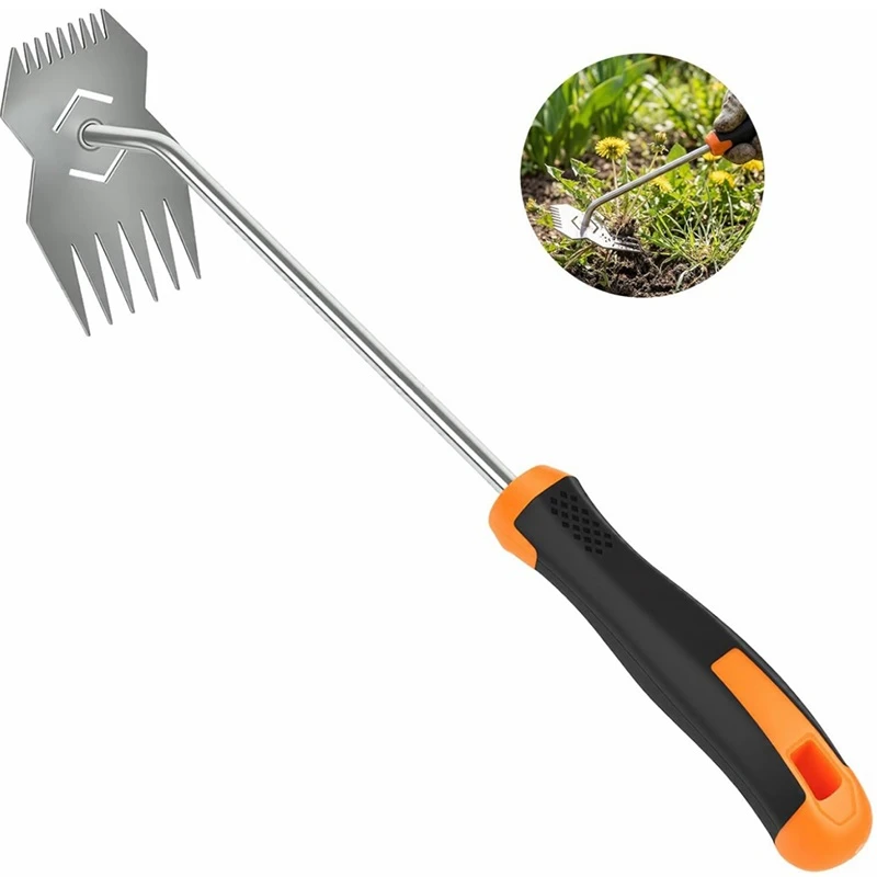 Dual-Sided Hand Weeder